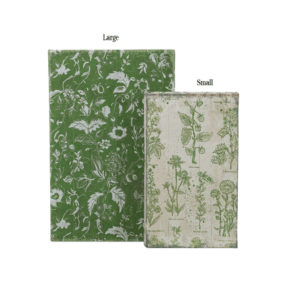 Decorative Book Boxes with Rustic Floral Patterns