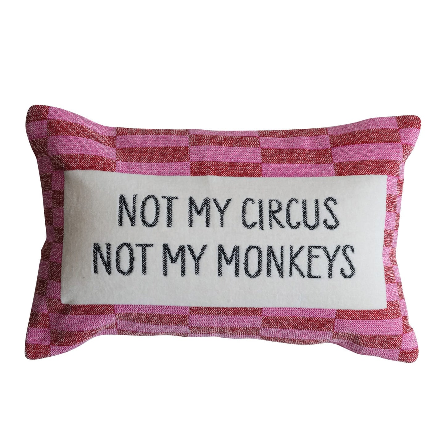 "Not my Circus" Lumbar Accent Pillow