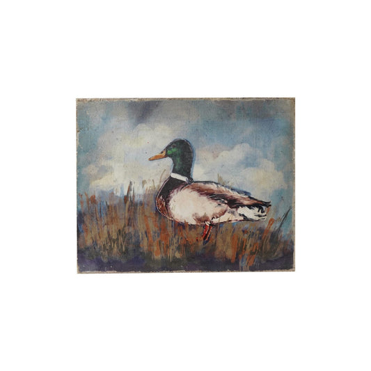 Canvas Wall Décor w/ Duck