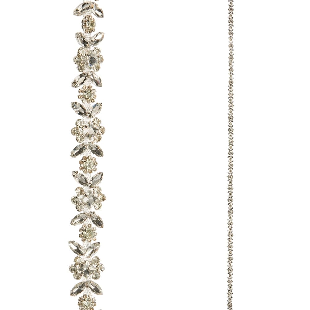 6' Clear Jeweled Garland