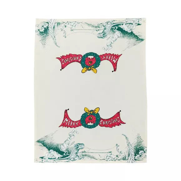 Grinch Merry Christmas Tea Towel