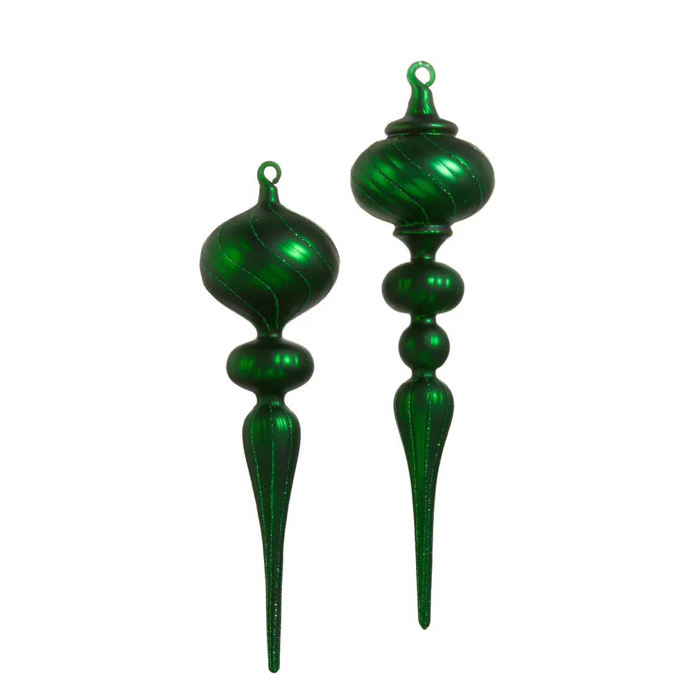 Green Finial Ornament