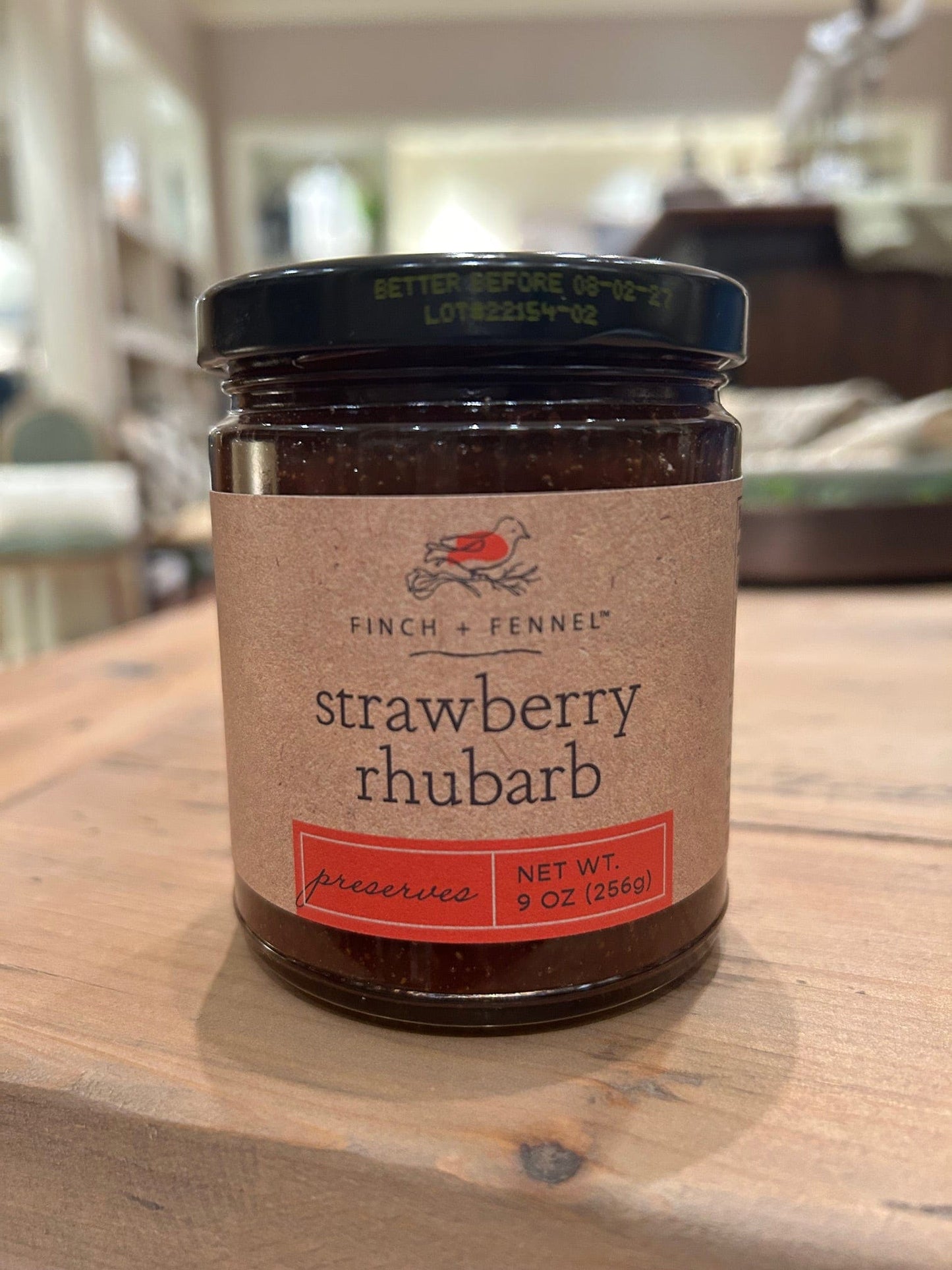 Finch Fennel Strawberry Rhubarb Preserves