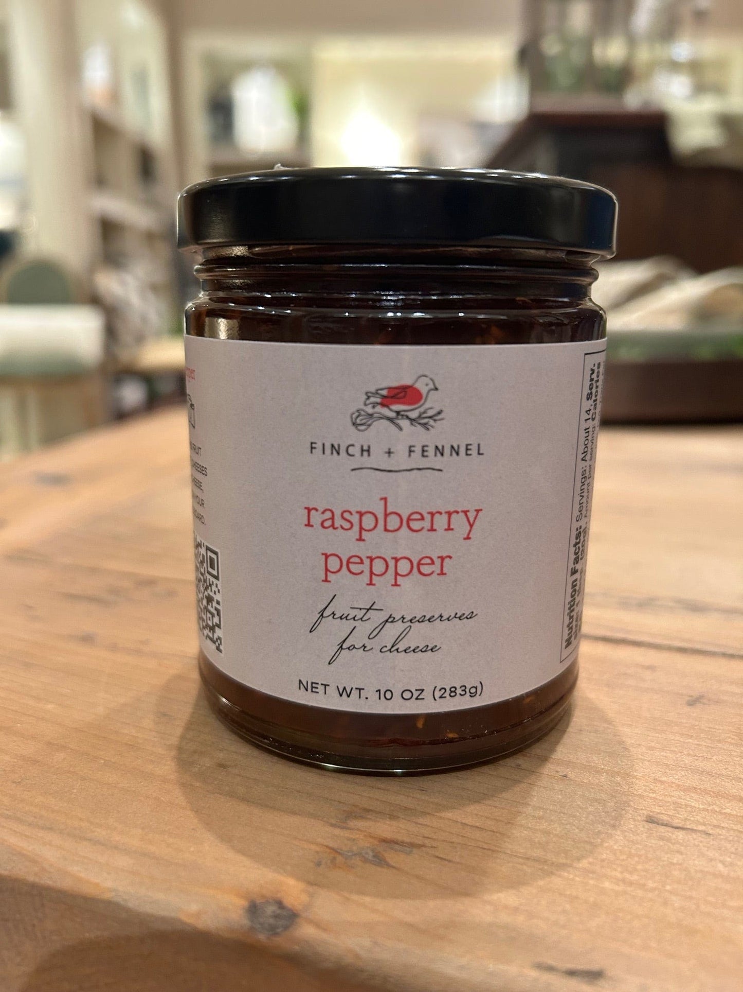 Raspberry Pepper Fruit Preserves