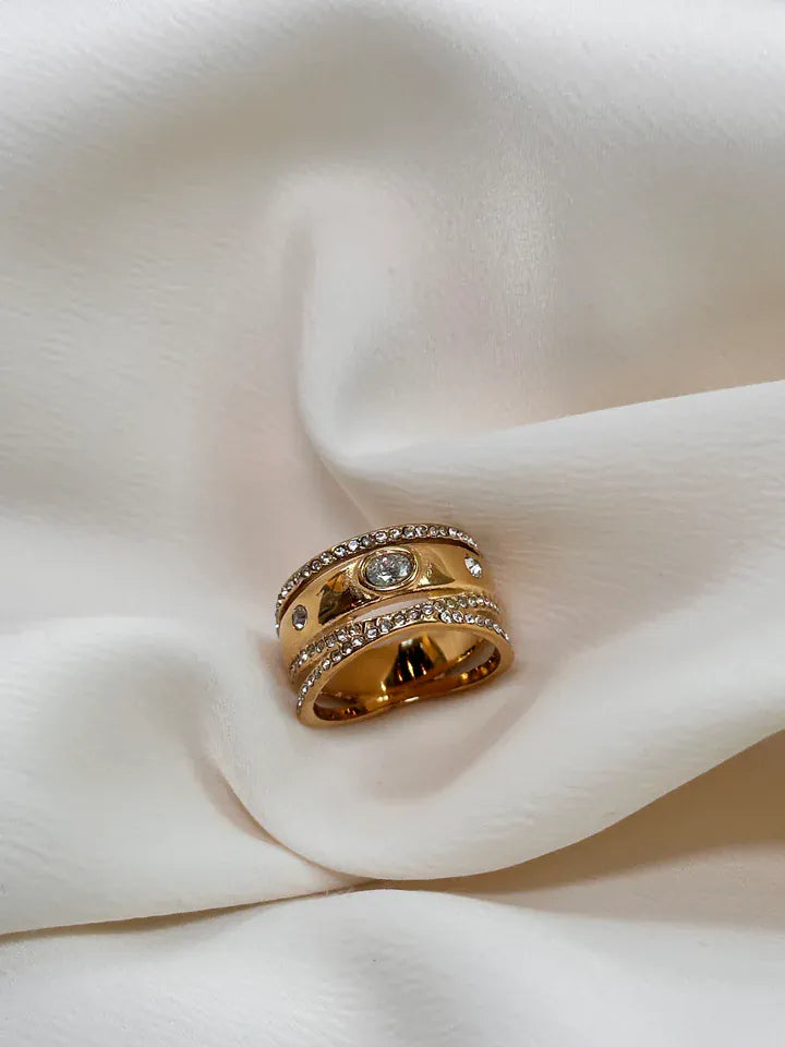 Natalia CZ Band Ring