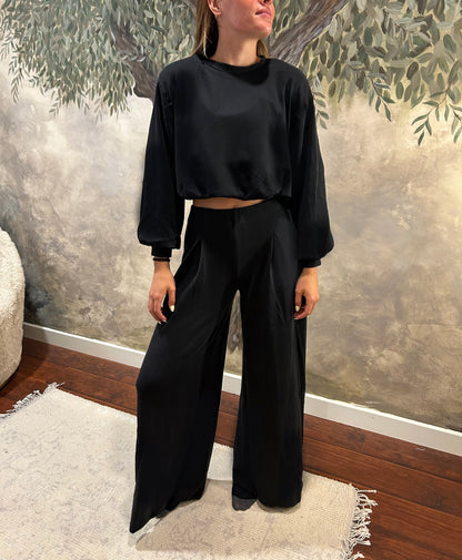 Modal Wide Leg Pants
