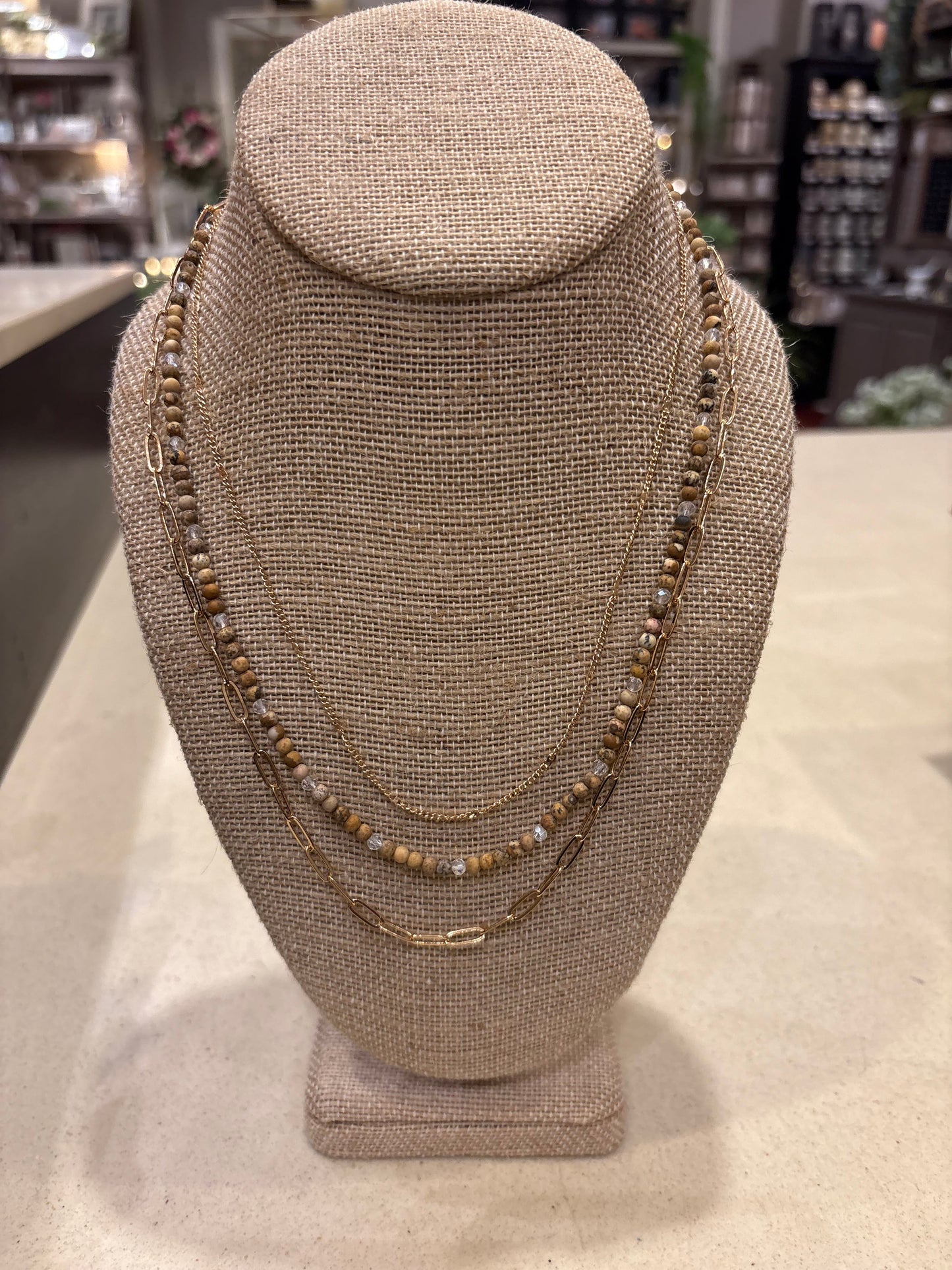 Dow Jasper Necklace