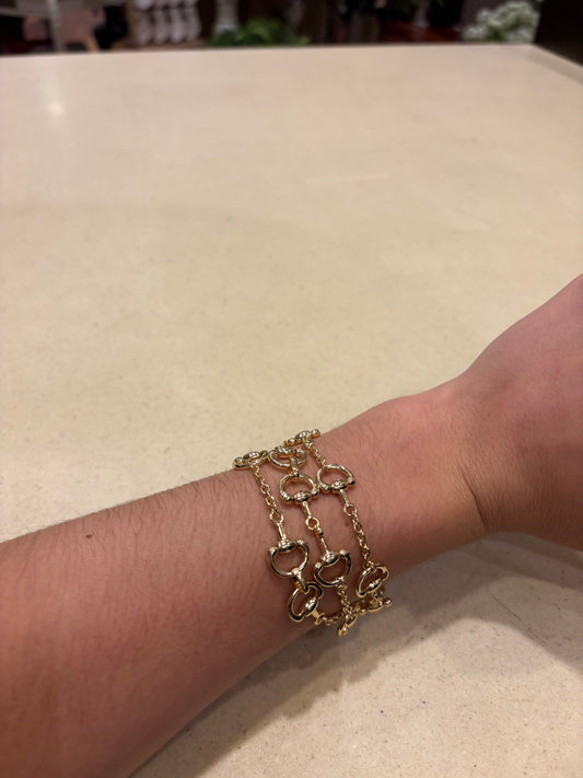 Mark Gold Bracelet