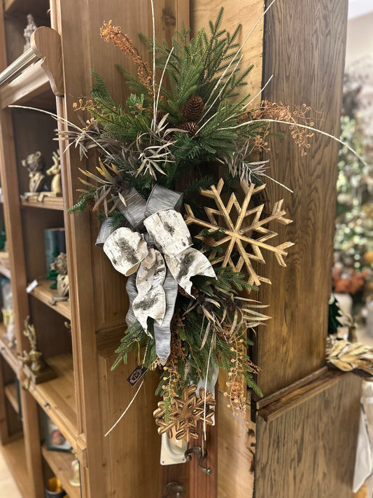 Custom Rustic Winter Woodland Wreath
