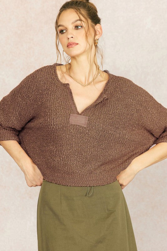 ILLA 3/4 Sleeve Sweater