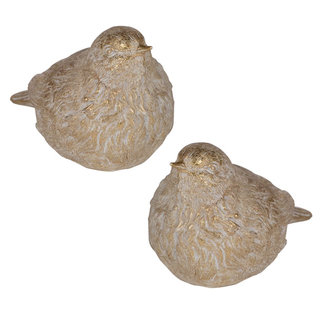 6x3.5x4" Golden Warbler Bird Accent Decor