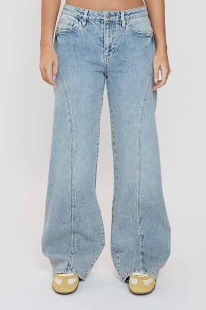 Bella Relaxed Rise Wide Leg Jeans