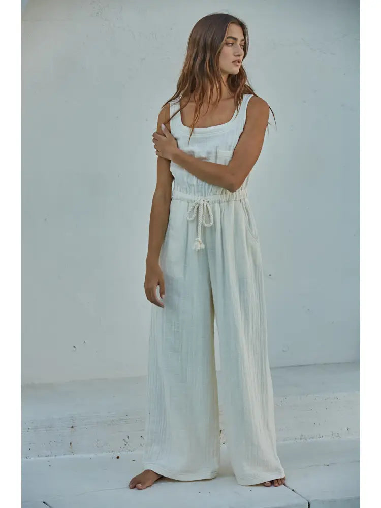 Cotton Scoop Neck Sleeve
