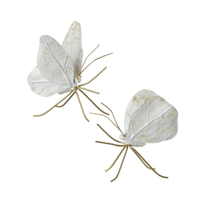 RESIN/METAL BUTTERFLY 5" - 2 Colors