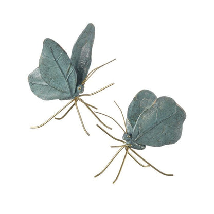 RESIN/METAL BUTTERFLY 5" - 2 Colors