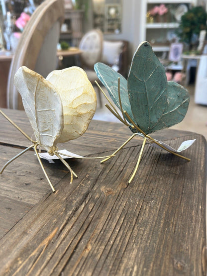 RESIN/METAL BUTTERFLY 5" - 2 Colors