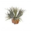 FLOCKED STAGHORN PLANT 13"