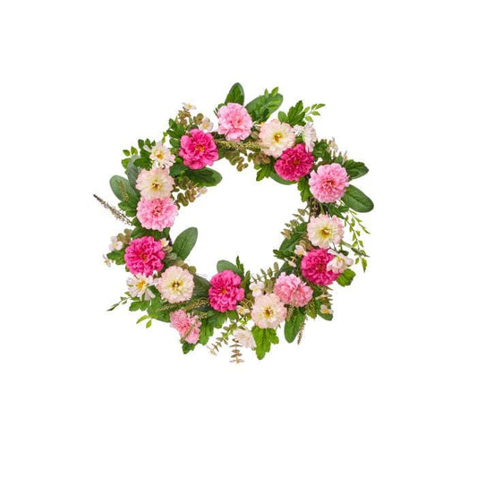 Pretty Pink Peony Wreath
