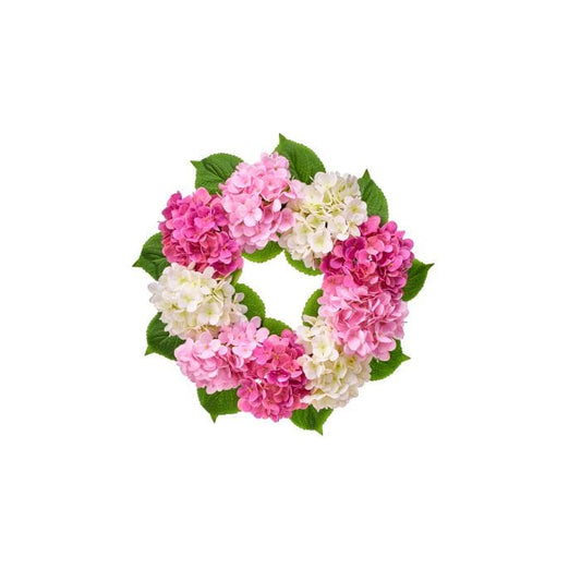 Pink Hydrangea Wreath
