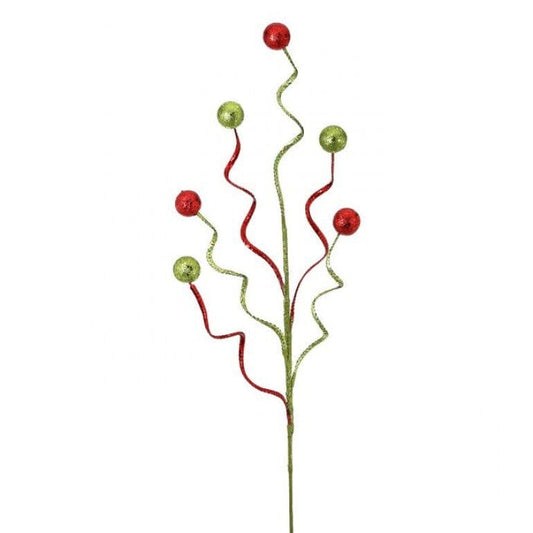 29" CURLEY SEQUIN BALL SPRAY