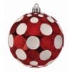 Mercury Red Glitter Dot Ball