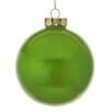 4" "GLASS LOOK" PLASTIC BALL ORNAMENT