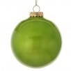 6" "GLASS LOOK" PLASTIC BALL ORNAMENT
