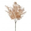 17" GOLD GLITTER METALIC EUCALYPTUS SPRAY BUSH