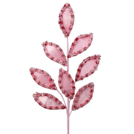 27" CANDY W/SNOWGLITTER SPRAY STEM