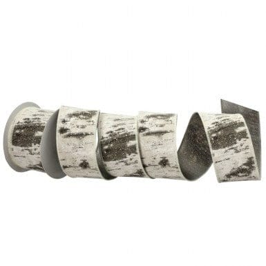 1"x10Y Birch and Mesh Ribbon