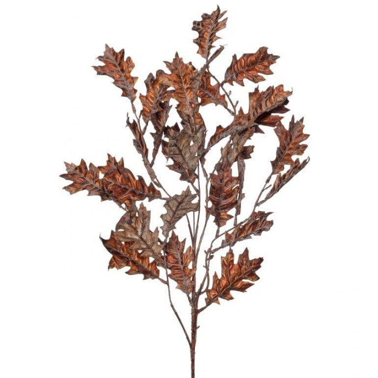 35" GILDED OAK LEAF SPRAY