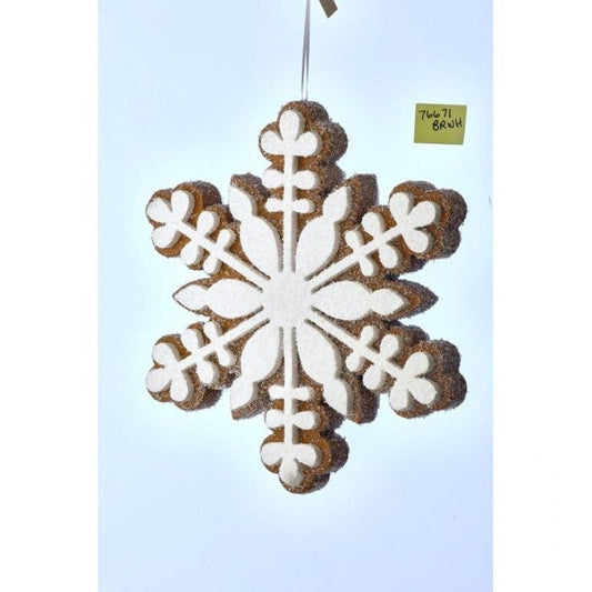 15" FOAM GBREAD SNOWFLAKE