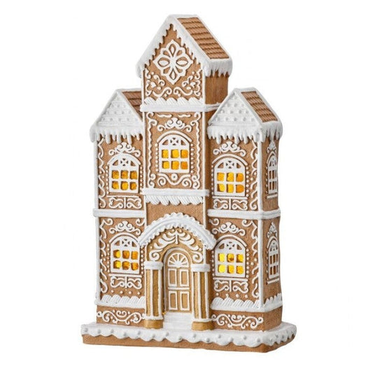 24"LED/BTY/TMR MgO SUGAR/SPICE TUDOR HOUSE