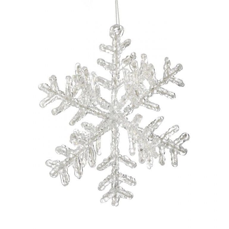 9" 3D ACRYLIC SNOWFLAKE ORNAMENT