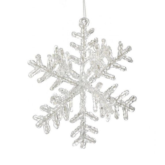 9" 3D ACRYLIC SNOWFLAKE ORNAMENT