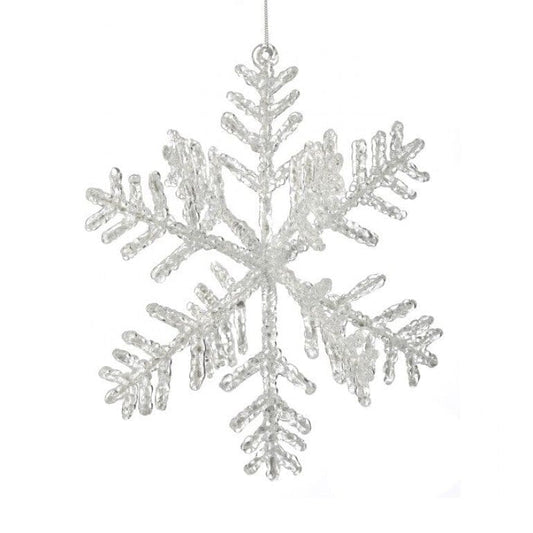 12" 3D ACRYLIC SNOWFLAKE ORNAMENT