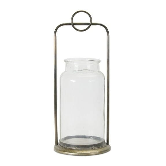 Modern Glass Cylinder Candle Holder