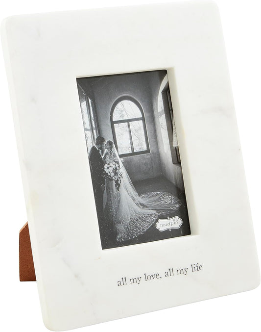 All my love marble frame