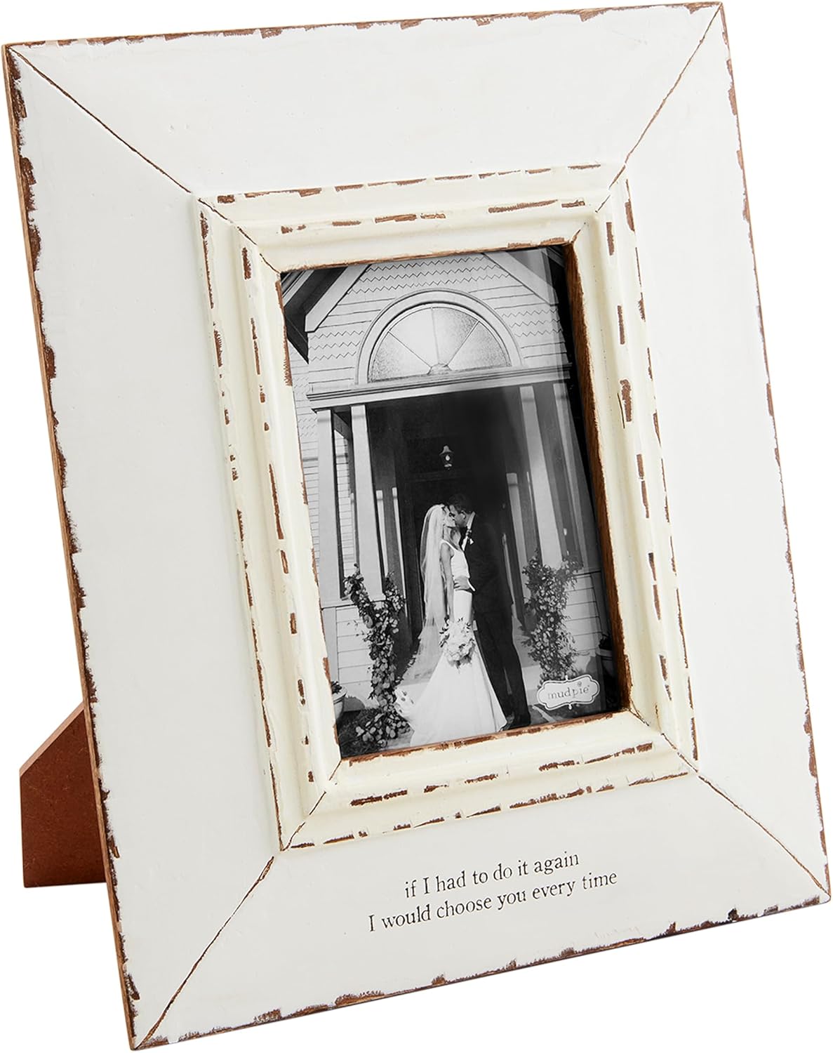Distressed Wedding Frame