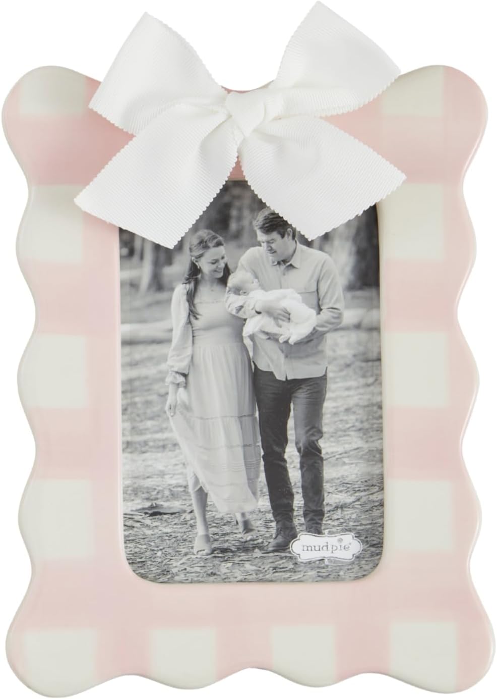 Vertical Pink Bow Frame