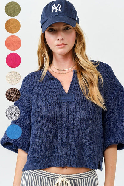 ILLA 3/4 Sleeve Sweater