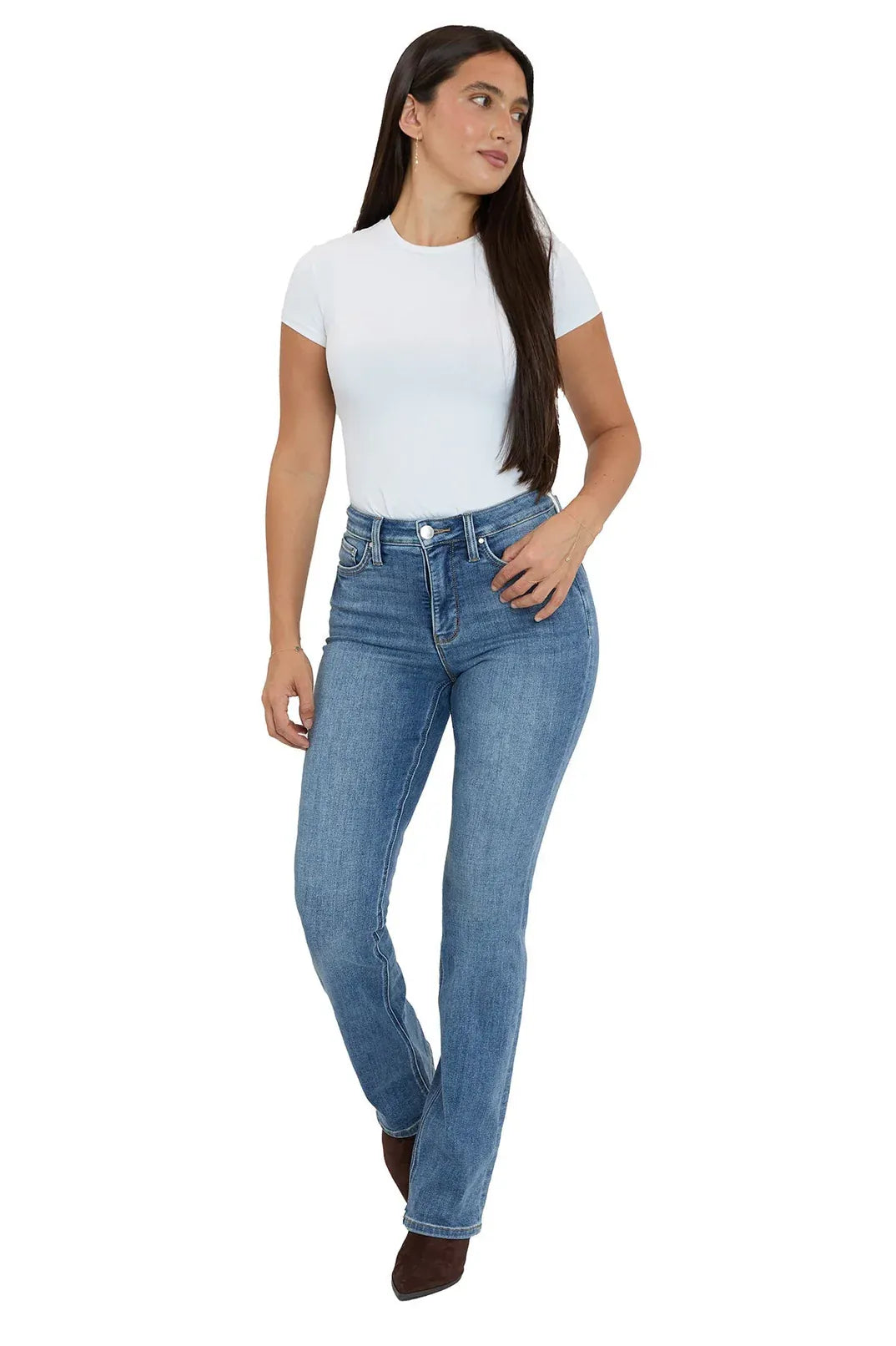 High Rise Essential Slimmers Bootcut Jeans