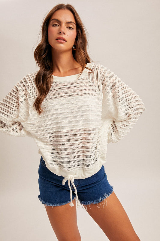 Raglan Textured Top