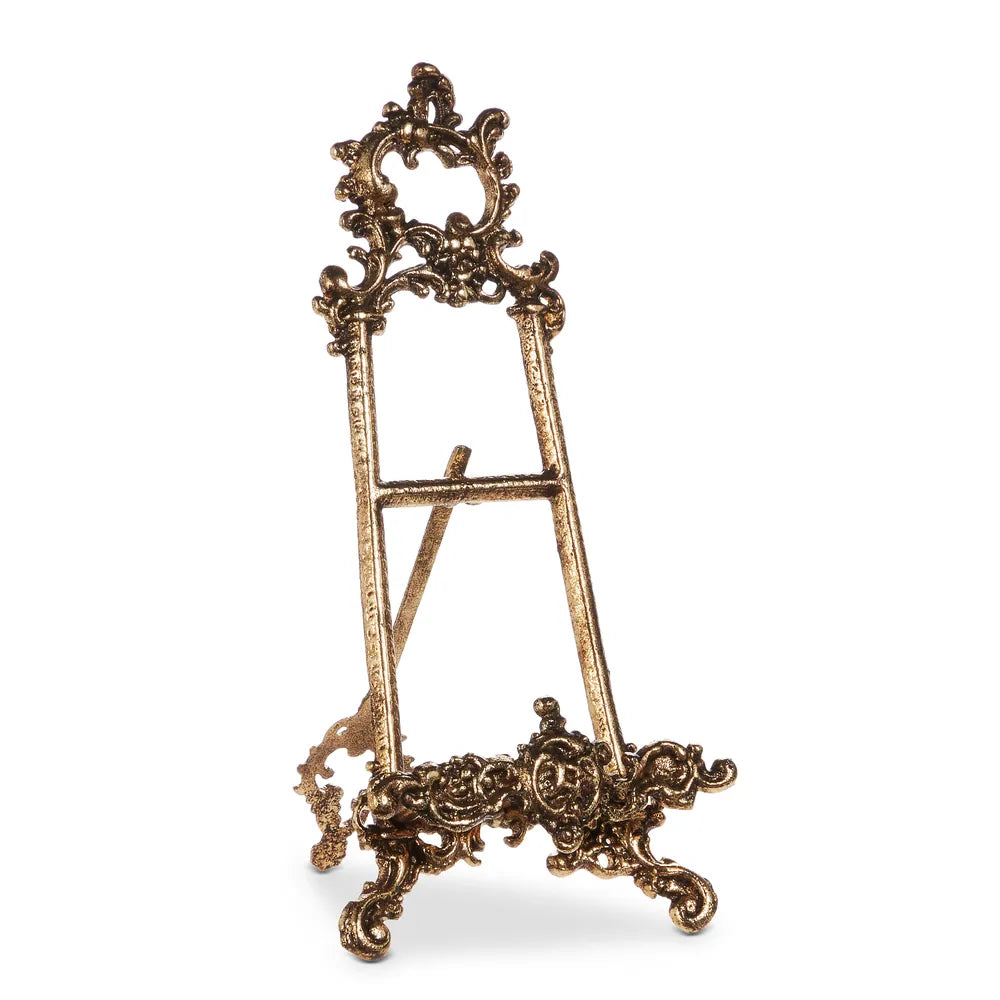 12" Gold Ornate Easel