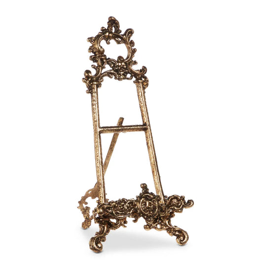 12" Gold Ornate Easel