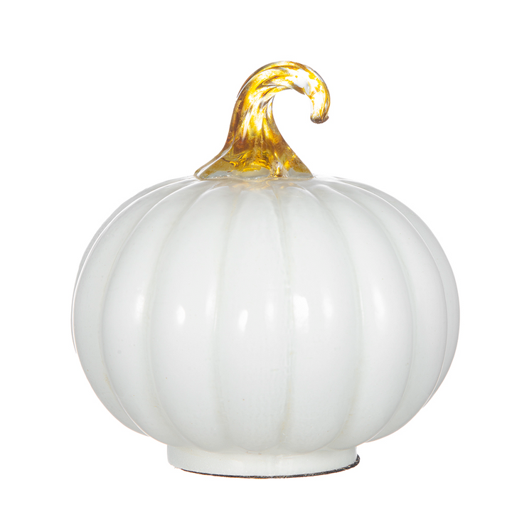 White Glass Pumpkin