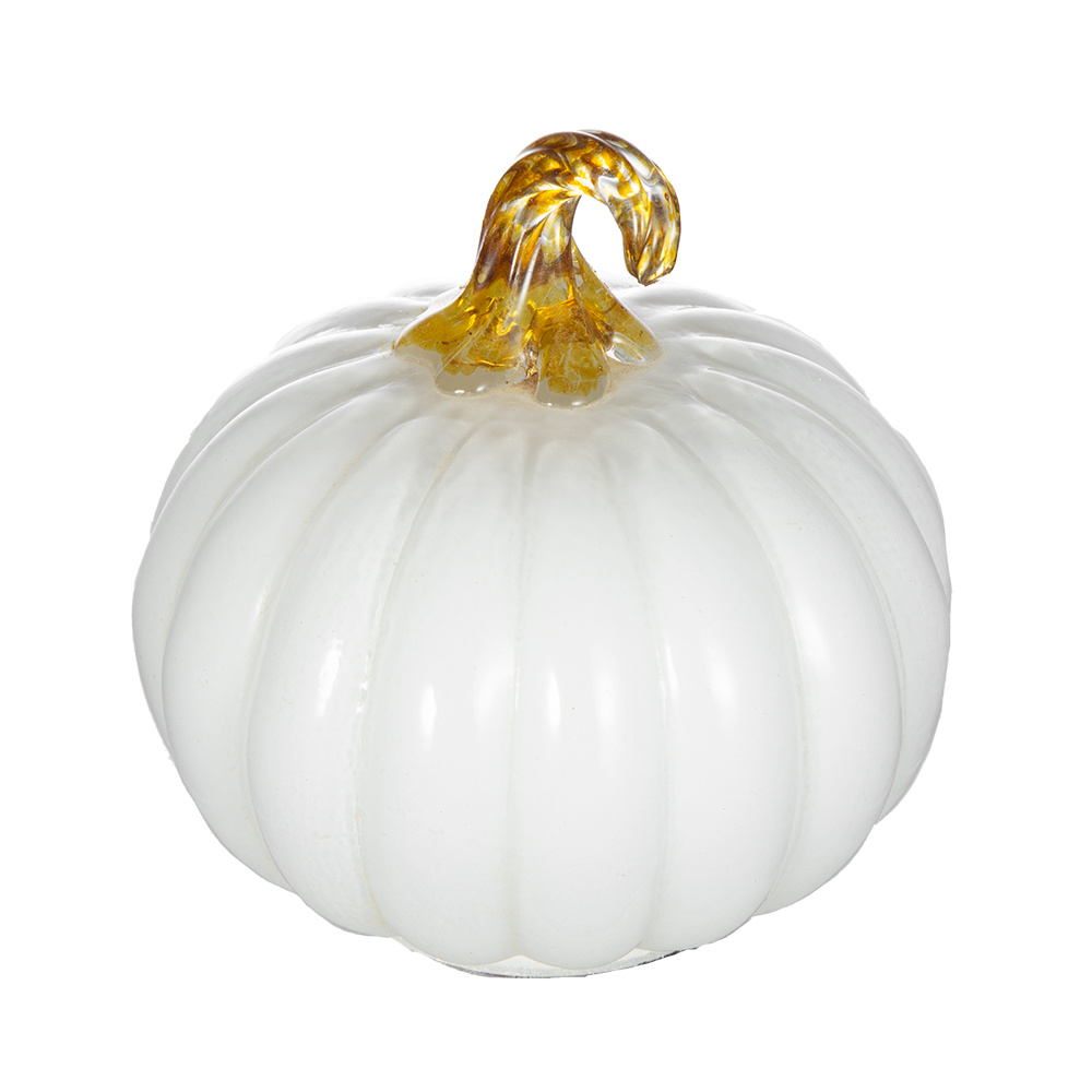 White Glass Pumpkin
