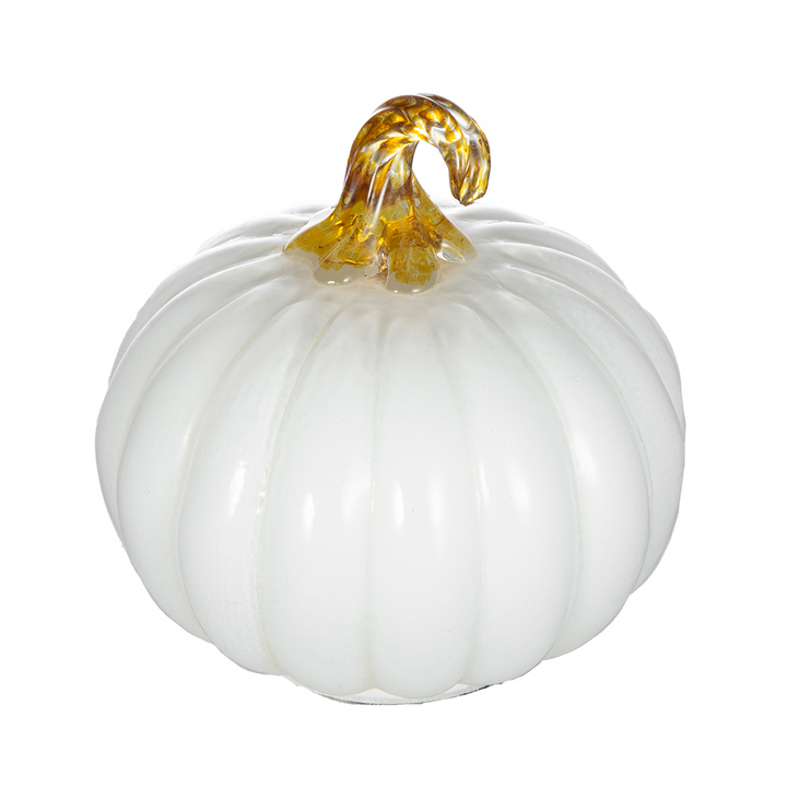 White Glass Pumpkin