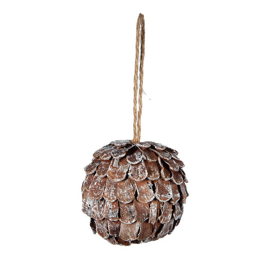 D4" Pinecone Ball Ornament