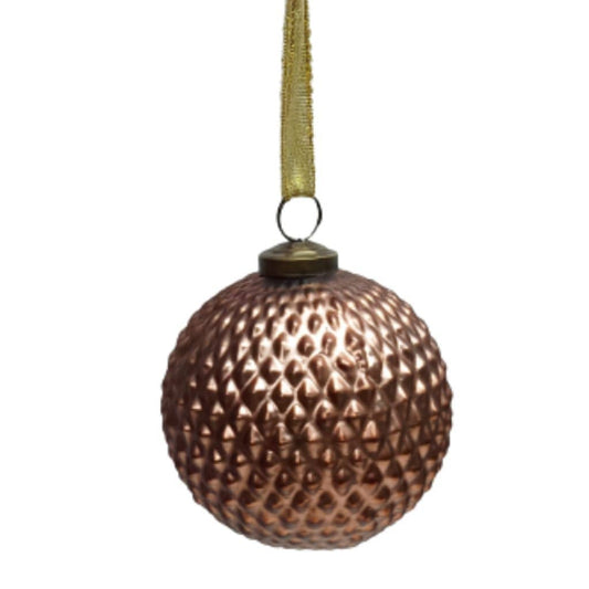 D4" Glass Ball Hanging Ornament